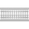 Ekena Millwork Traditional Balustrade Railing Kit Style N (5 7/8" On-Center Spacing to Pass 4" Sphere Code) BALK37X084TRN - alternate 2